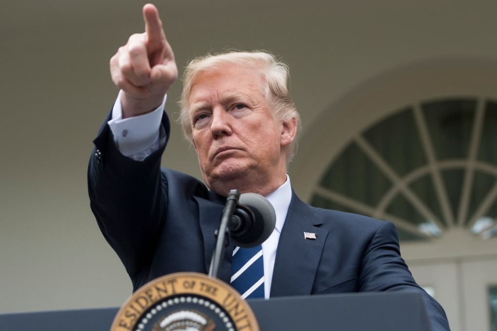 US President Donald Trump: hawkish on North Korea. Photo: AFP