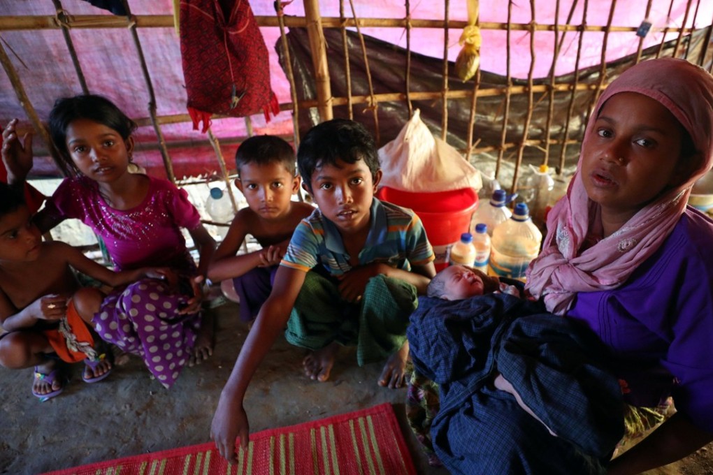 Rohingya refugees in a camp near Cox’s Bazar, Bangladesh. Photo: Reuters