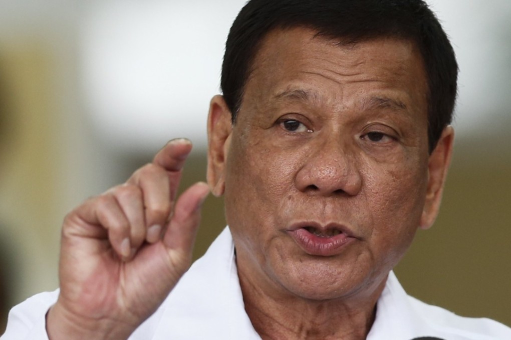 Philippine President Rodrigo Duterte has pledged to ‘limit my mouth’ in a meeting with Japan’s revered Emperor Akihito. Photo: EPA