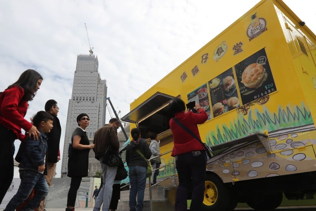 The food trucks are at different tourist spots around Hong Kong. Photo: Edward Wong