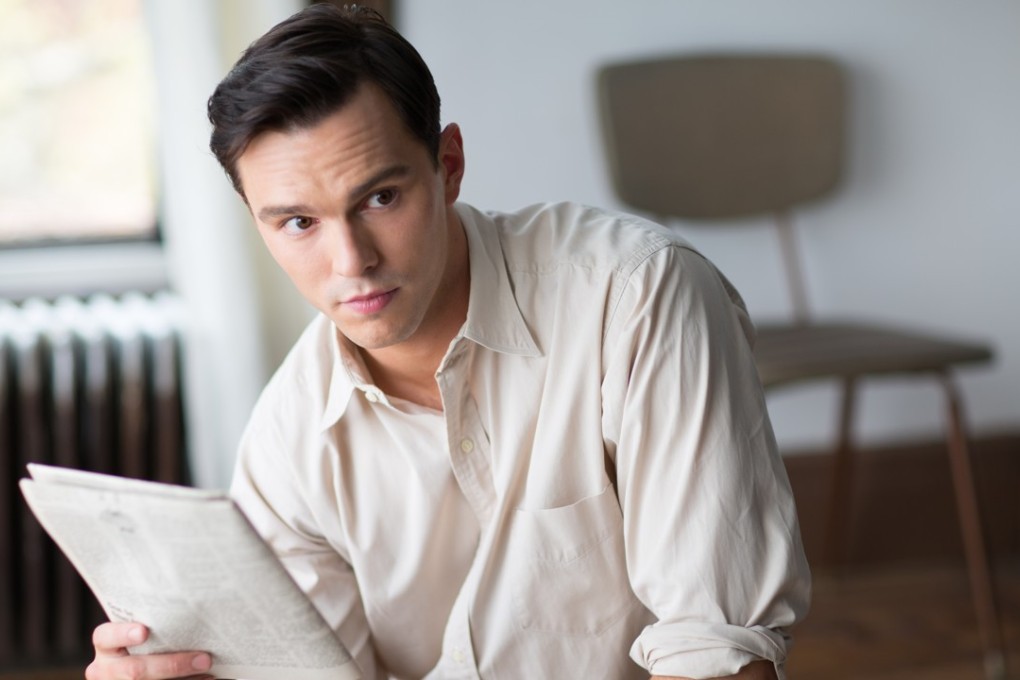 Nicholas Hoult as J.D. Salinger in the film Rebel in the Rye