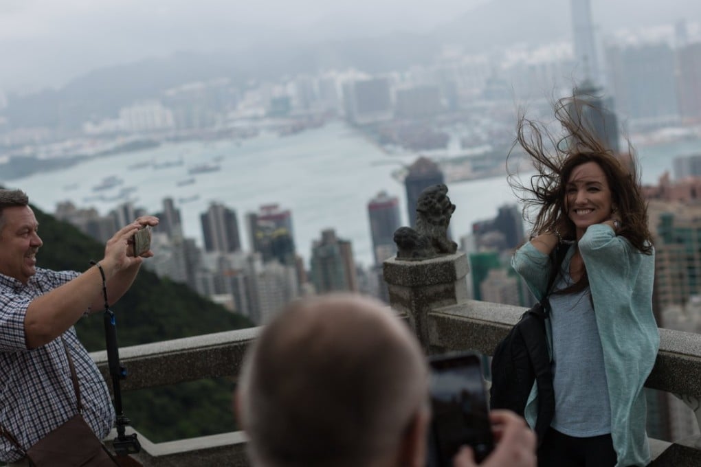A view last week from Victoria Peak. Hong Kong is expected to see temperatures climb this week. Photo: EPA