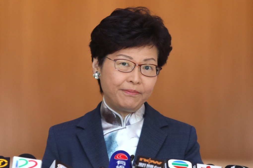 Chief Executive Carrie Lam spoke on the matter before her Executive Council meeting in Tamar on Tuesday. Photo: Sam Tsang