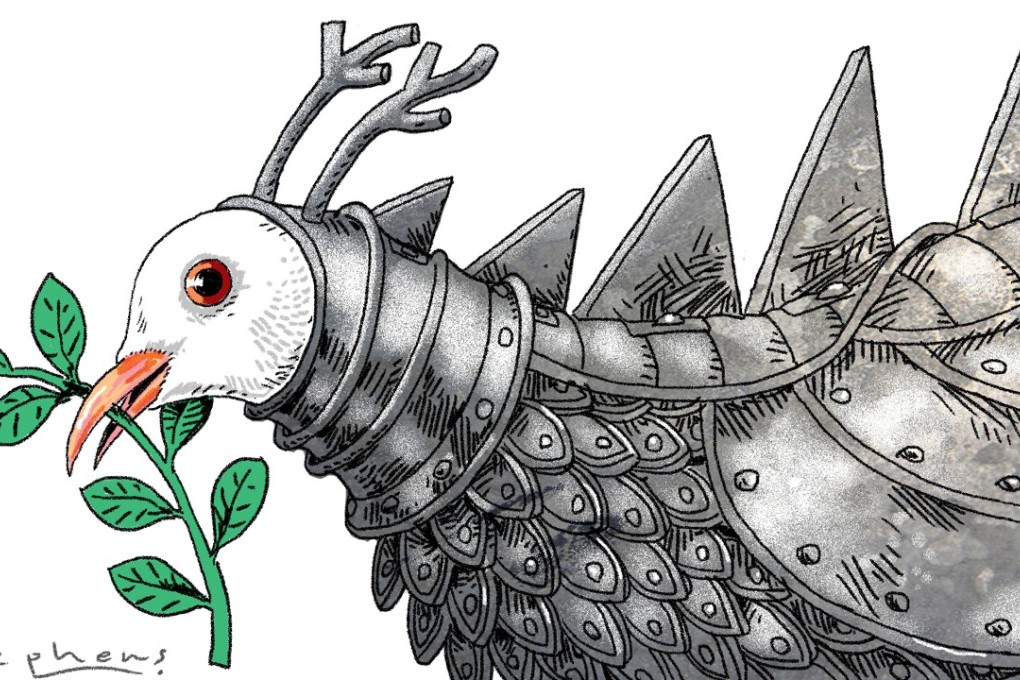 There is a popular saying in Chinese diplomatic circles: To fight for peace, peace will prevail; to compromise for peace, peace will disappear. This will be China’s motto following the 19th party congress. Illustration: Craig Stephens
