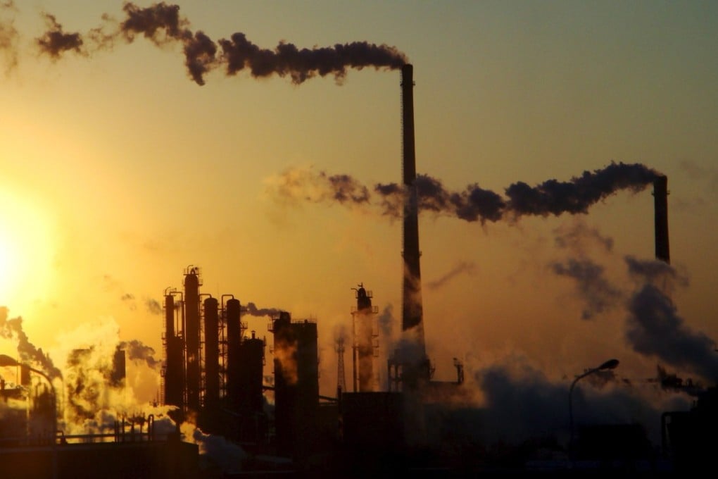 Smoke billows from a chemical plant in China. The country’s chief negotiator on the Paris accord said Beijing wants to cooperate with Washington on climate change negotiations. Photo: EPA