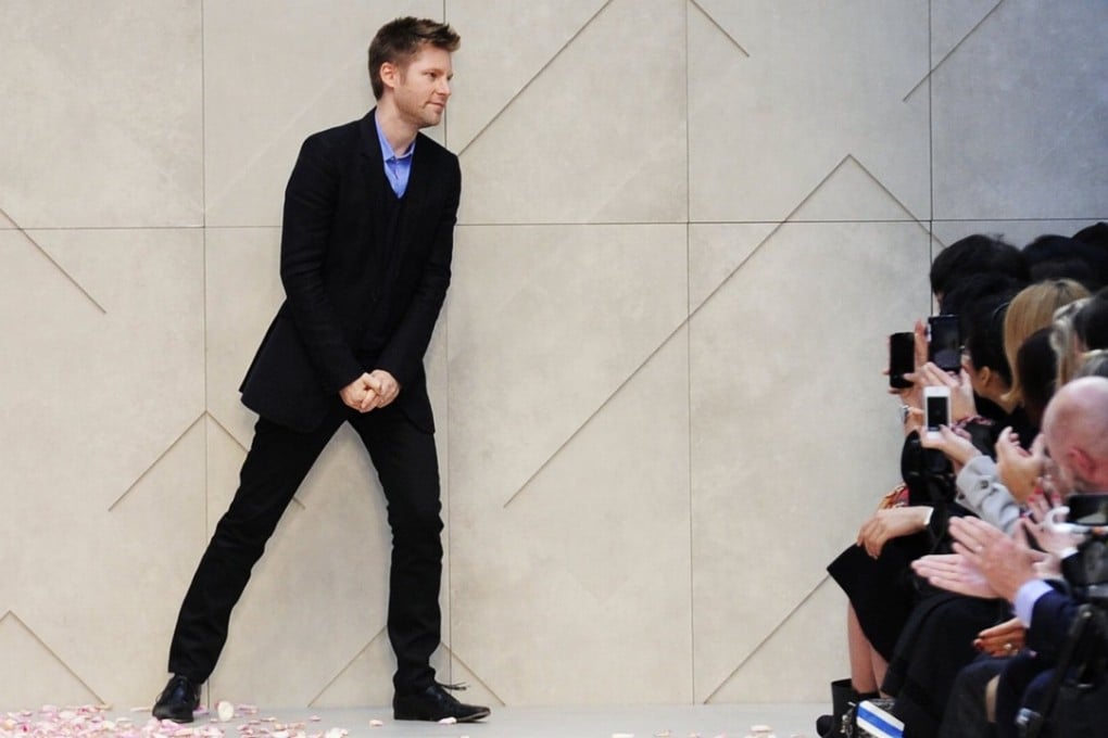 Christopher Bailey, seen here at the Burberry Prorsum show during this year’s London Fashion Week, will leave Burberry in March. Photo: EPA-EFE