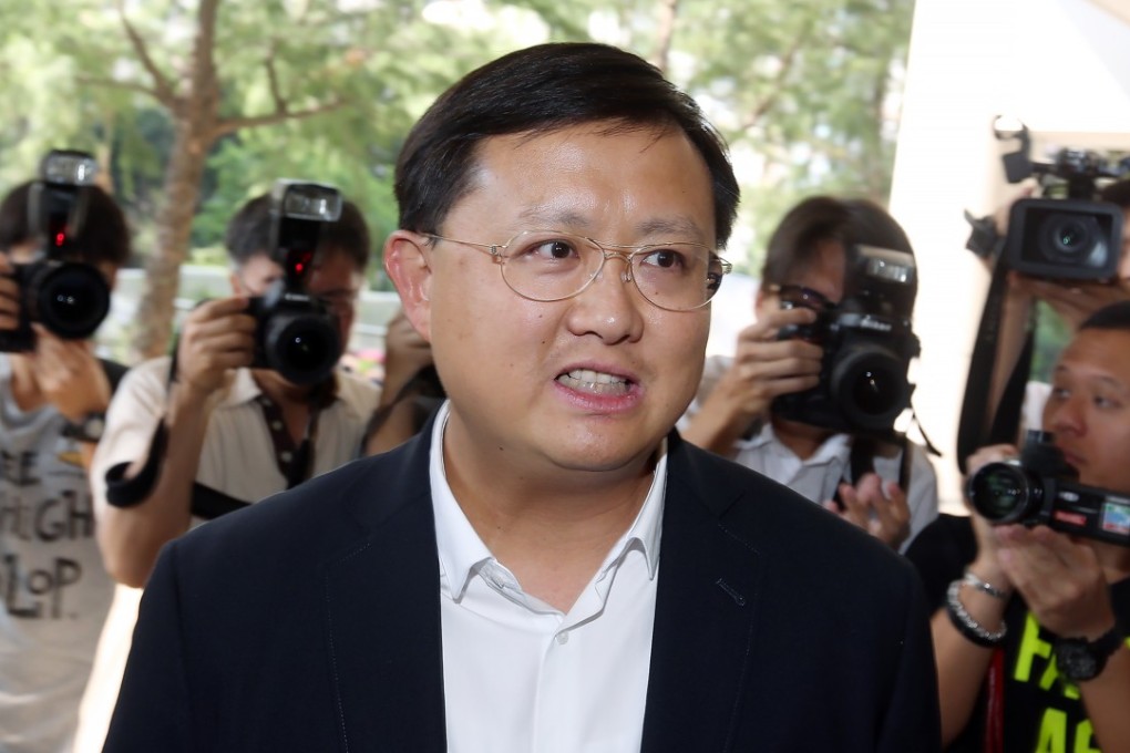 Kennedy Wong Ying-ho, 52, has denied a charge that he paid off the director of a public company. Photo: Dickinson Lee