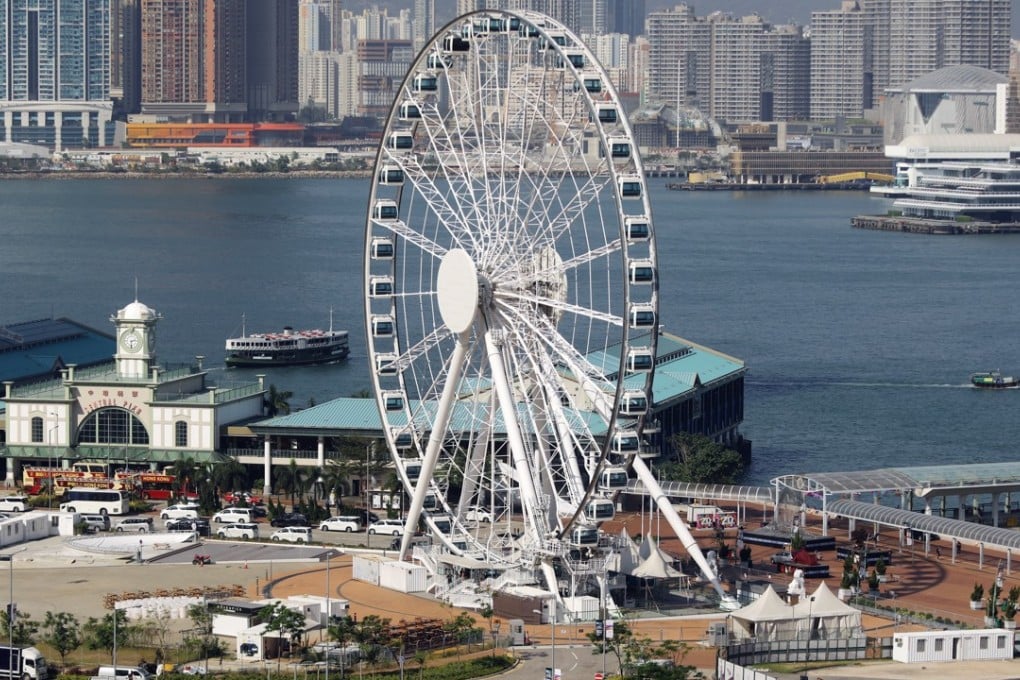 The Hong Kong Observation Wheel in Central. Photo: Sam Tsang