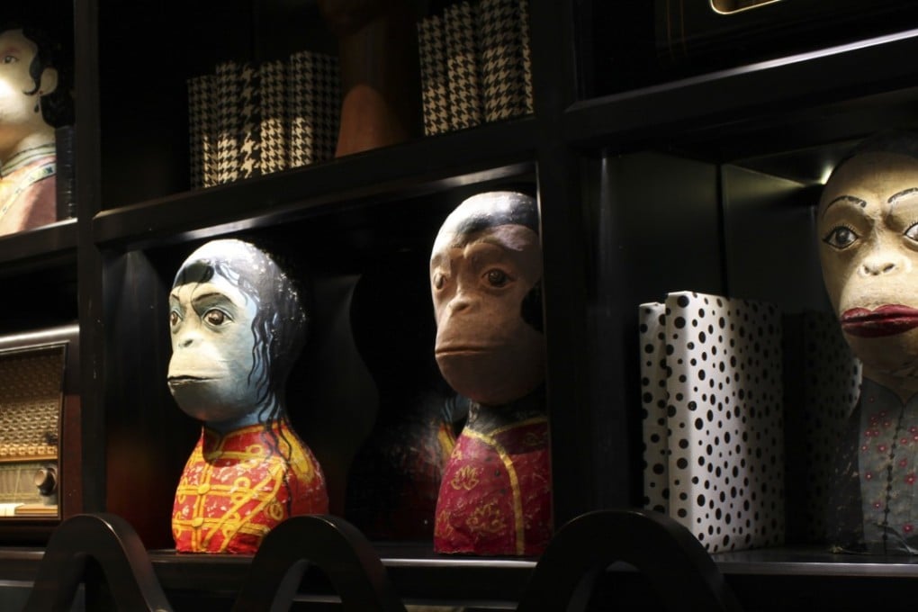 Papier mâché monkey heads adorn the chill-out zone at the InterContinental Danang Sun Peninsula Resort in Da Nang, Vietnam. Photo: Jamie Carter