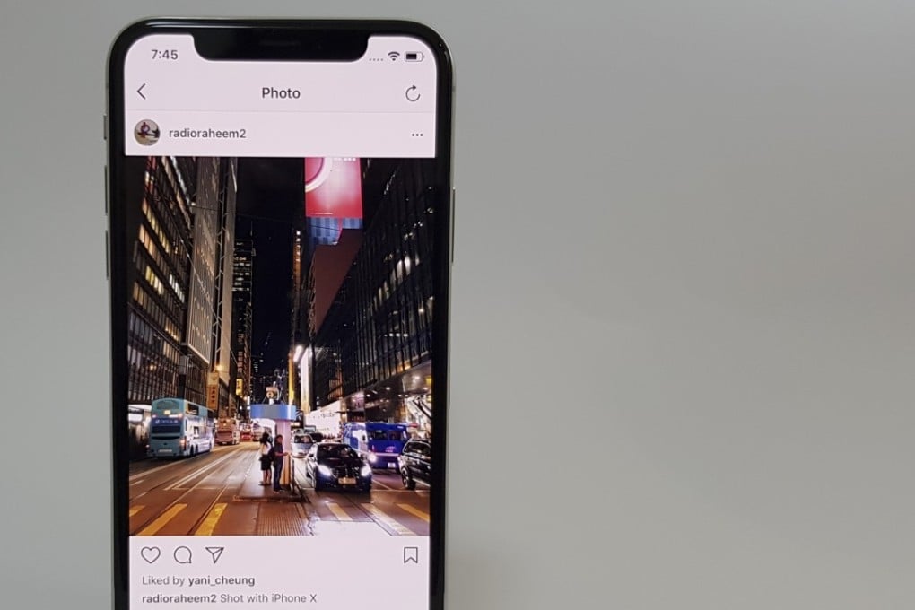 The iPhone X is the first bezel-less Apple handset and the first with an OLED display – made by Samsung. Photo: Ben Sin