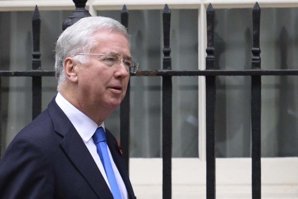 Britain's Defence Minister Sir Michael Fallon leaving Downing Street in London. Fallon resigned on Wednesday November 1, 2017, after allegations of inappropriate behaviour. Photo: PA via AP