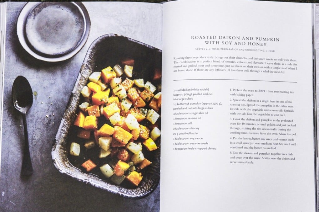 A recipe from On the Table At Home, a cookbook by model Danielle Peita Graham.