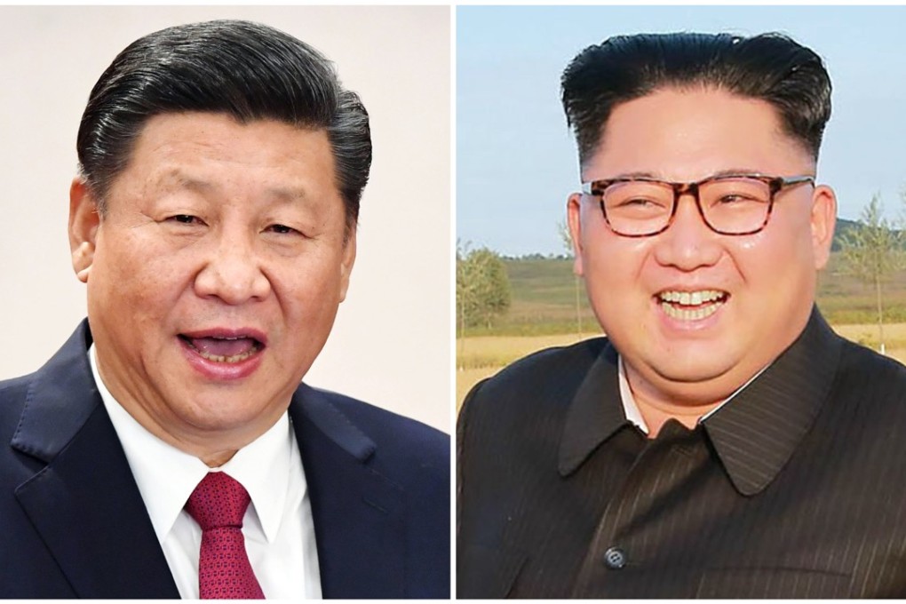 China's President Xi Jinping (left) and North Korean leader Kim Jong-un. Photo: Handout