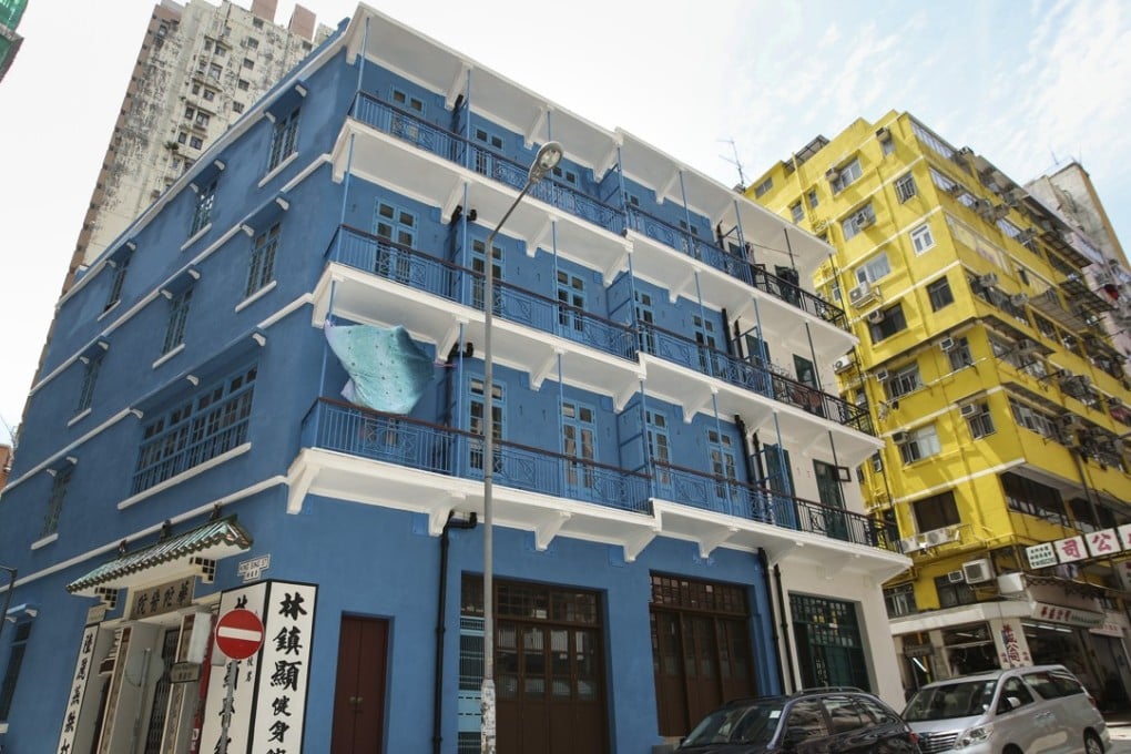 The Blue House in Wan Chai was built in the 1920s. Photo: Edmond So