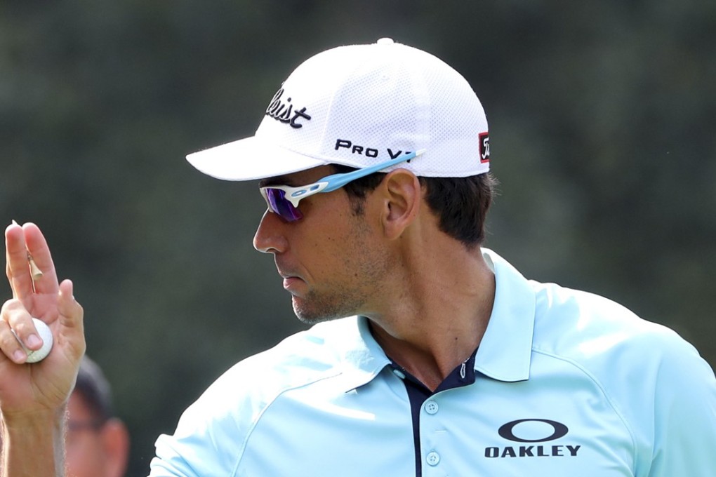 Rafa Cabrera Bello prepares to tee off at the HSBC Champions in Shanghai. Photo: AP