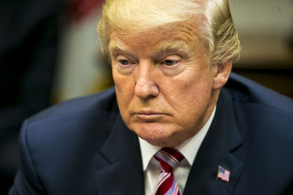 US President Donald Trump pictured last month at a meeting in the White House. Photo: Bloomberg