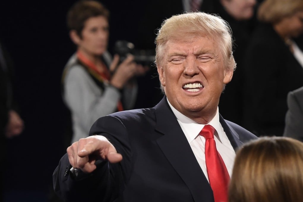 “The man” Donald Trump. Salman Rushdie relates three encounters with the man who is now US president. Picture: AFP