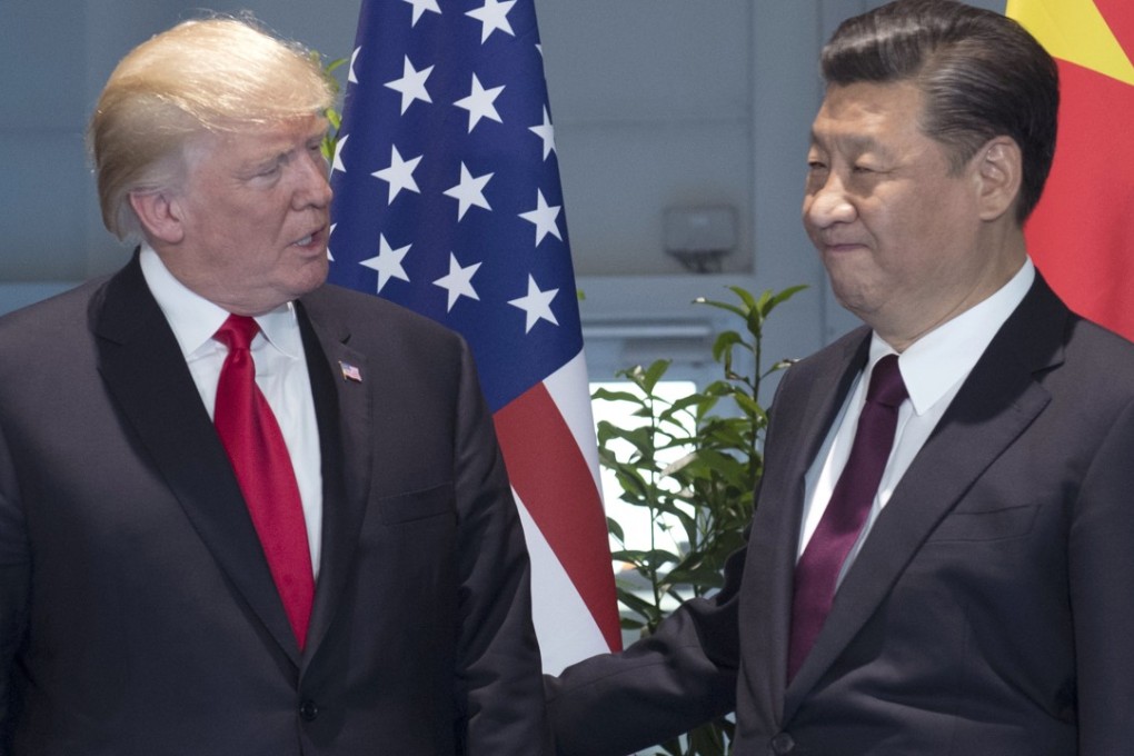 US President Donald Trump and Chinese President Xi Jinping meet on the sidelines of the G20 Summit in Hamburg, Germany, in July this year. Photo: AP
