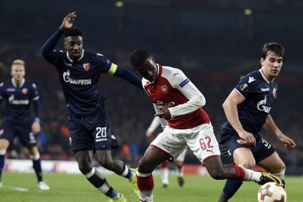 A back-up Arsenal 11 played out a dour 0-0 draw against Red Star at the Emirates. Photo: EPA