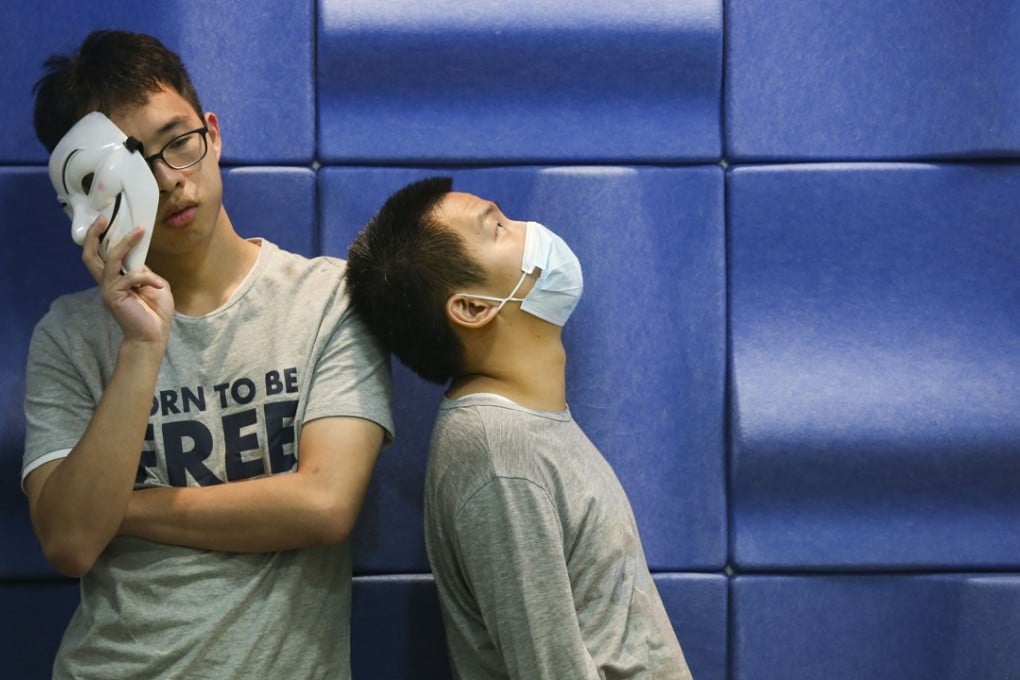 CY (left) and Box (not their real names) are two of four autistic men hosting an RTHK radio show. Photo: David Wong