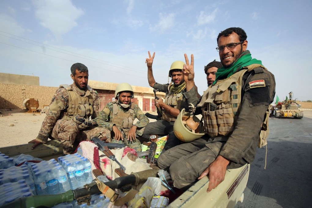 Iraqi forces enter the city of al-Qaim. Photo: AFP
