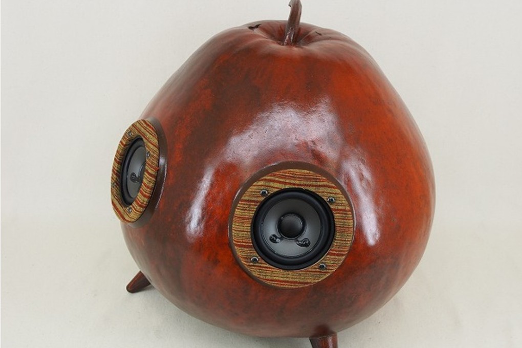 Japan, world leader in technology, has built audio speakers out of a pumpkin-like vegetable called a ‘fukube’. Photo: Blue Star Sounds