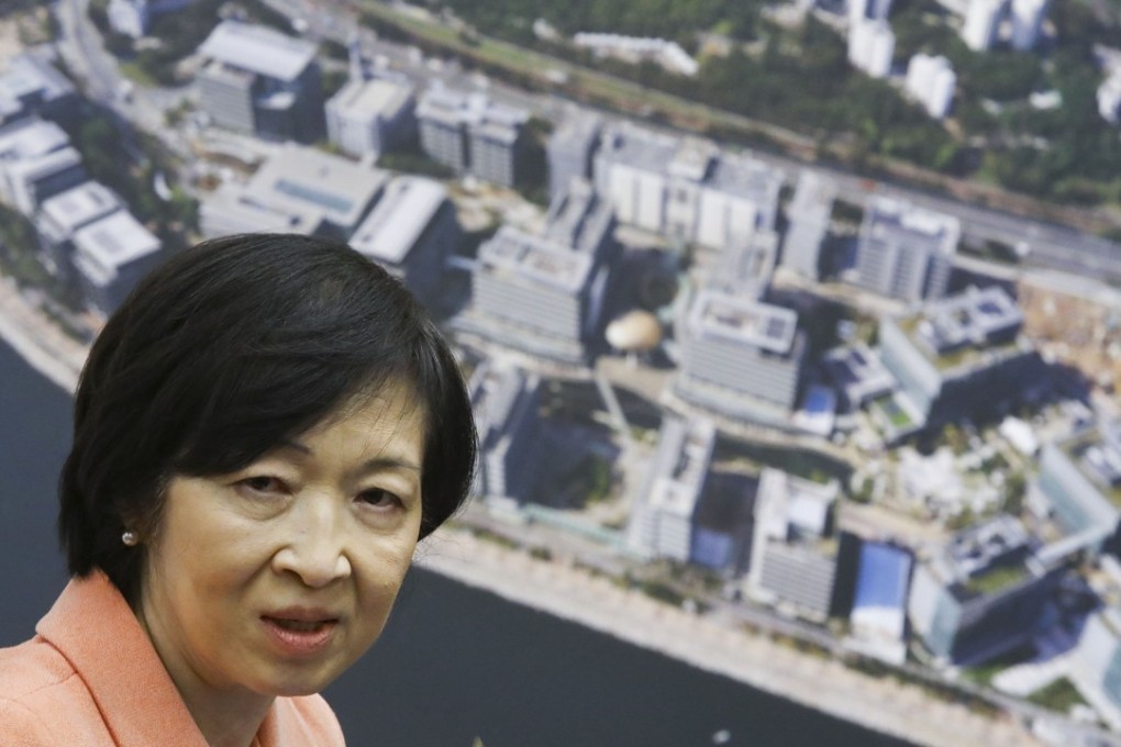 Hong Kong Science and Technology Parks tea gathering with Executive Council member Fanny Law Fan Chiu-fun, at the Hong Kong Club Building in Central. Photo: Sam Tsang