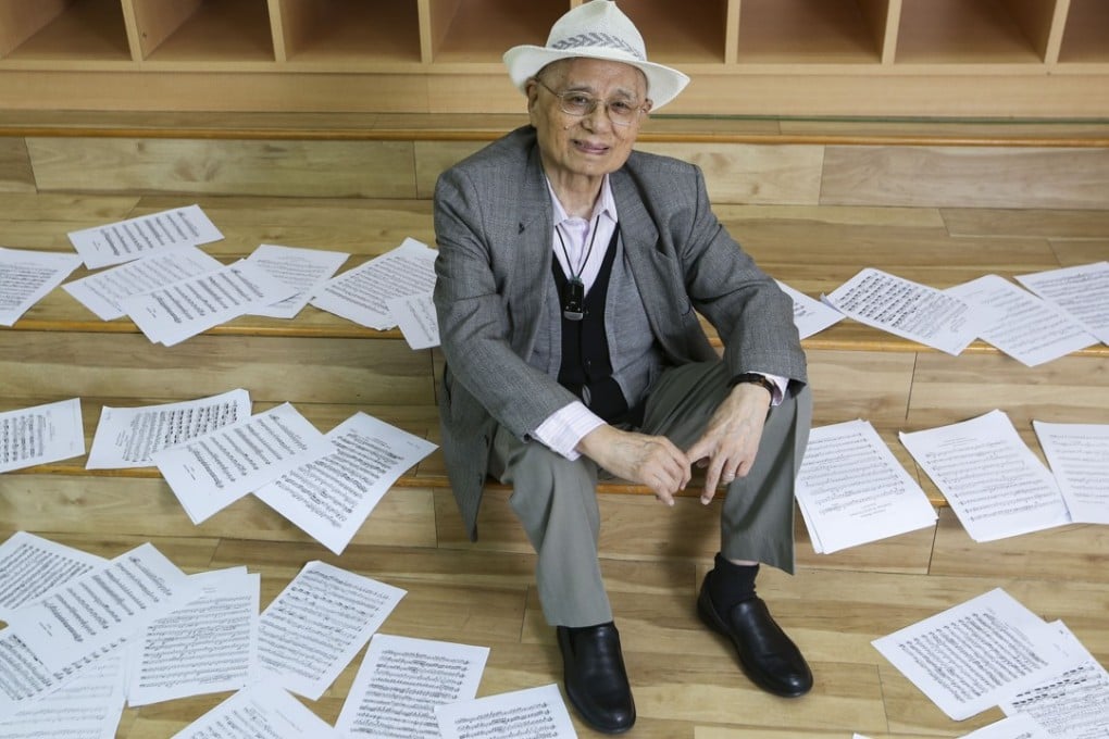 Yip Wai-hong, a veteran of children’s music education in Hong Kong, at Wah Chi Mansion in Jordan. Photo: Edmond So