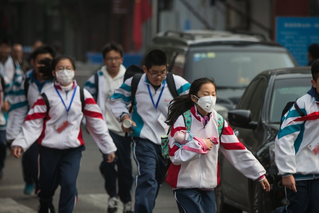 Northerly winds are expected to help clear smog in the capital in time for the start of US President Donald Trump’s trip on Wednesday. Photo: EPA