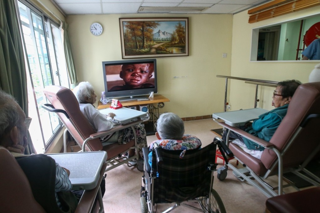 Elderly residents at the The China Coast Community English-speaking care home in Kowloon Tong. Photo: David Wong