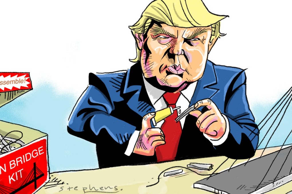 While the Trump administration has yet to “brand” its Asia policy, thus far we see prioritisation for a continued strong and influential American role in Asia. Illustration: Craig Stephens