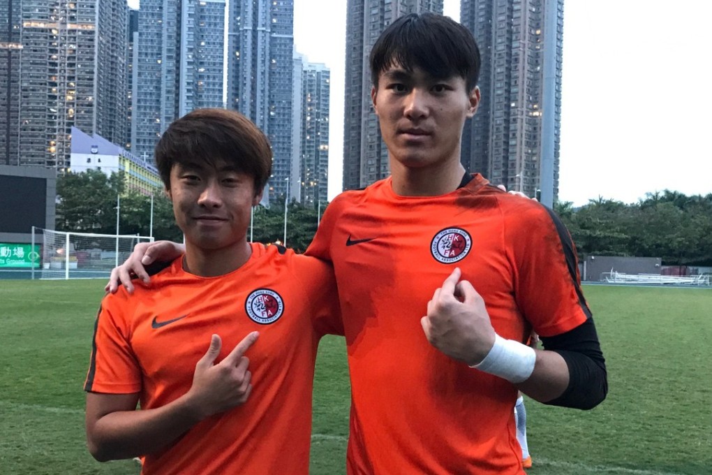 Cheng Ching-lung (left) and Tse Ka-wing are newcomers to the Hong Kong squad. Photos: Chan Kin-wa