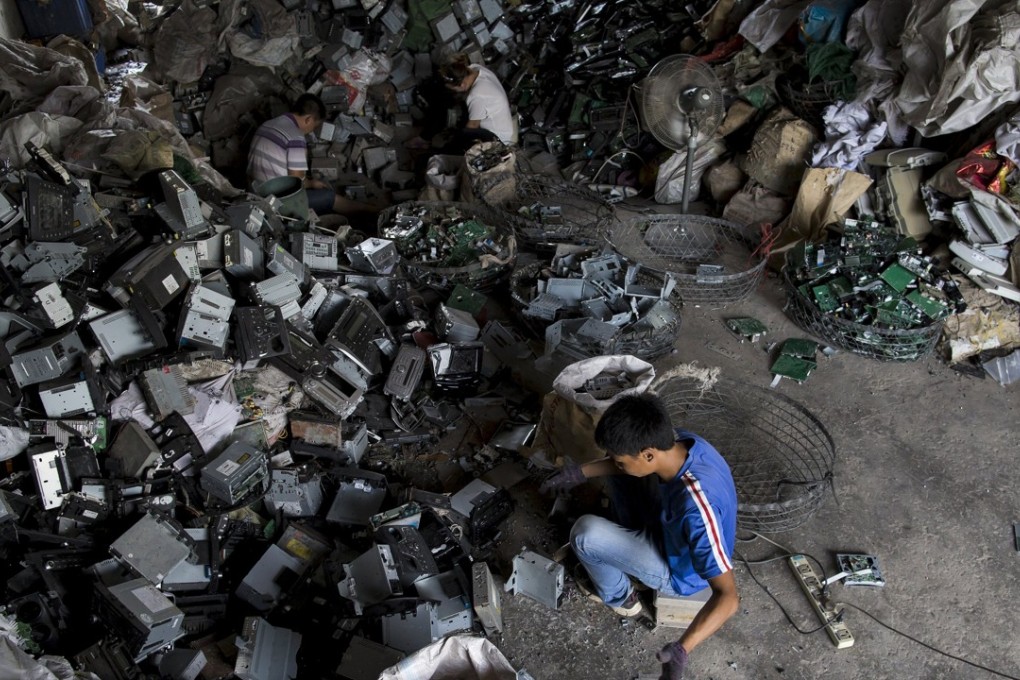 China is targeting the illegal import of waste material as part of a drive to clean up the environment. Photo: Reuters