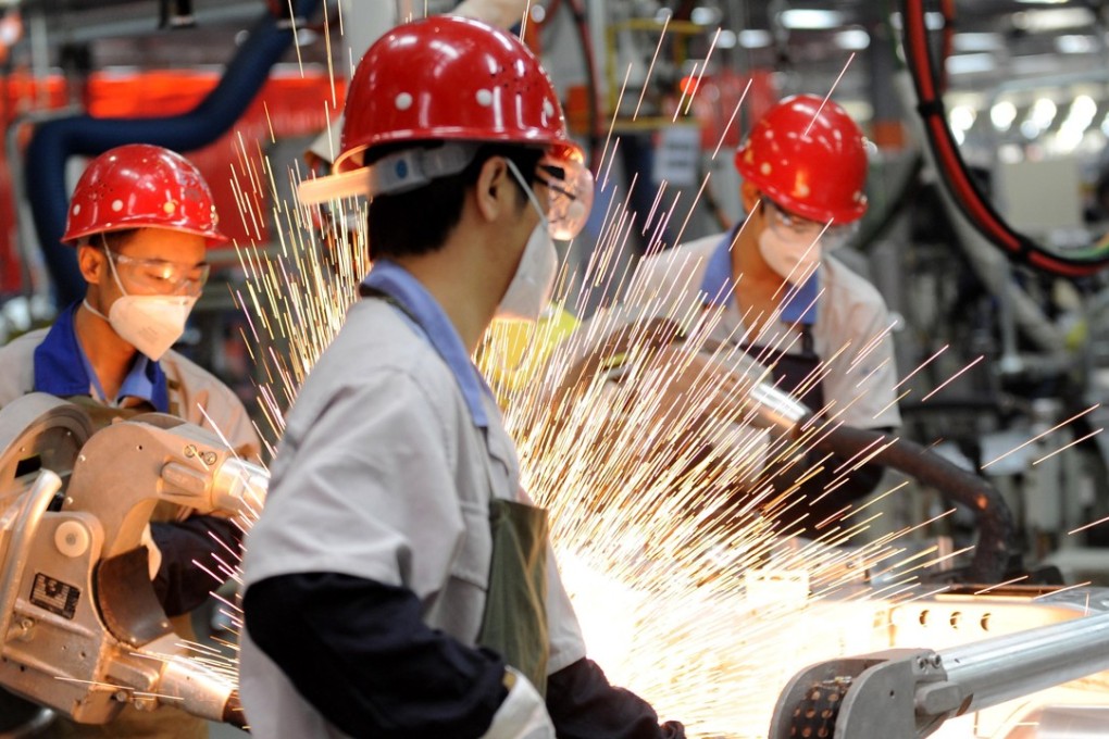 An FAW-Volkswagen production line in Chengdu, capital of southwest China's Sichuan Province. Photo: Xinhua