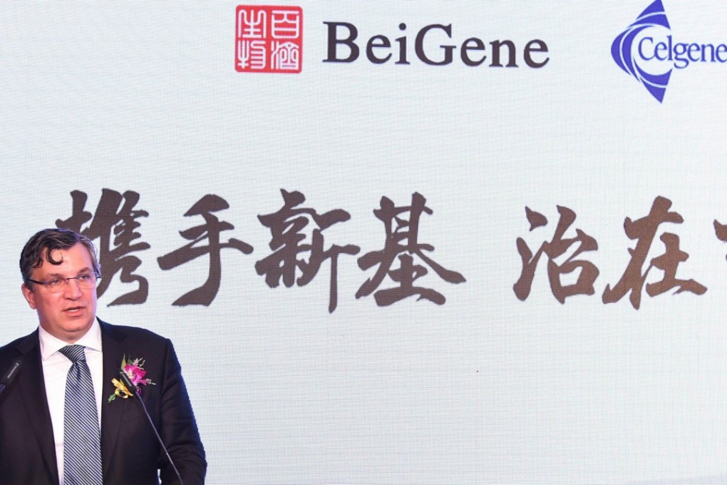 John Oyler, co-founder and CEO of BeiGene. Photo: provided to SCMP