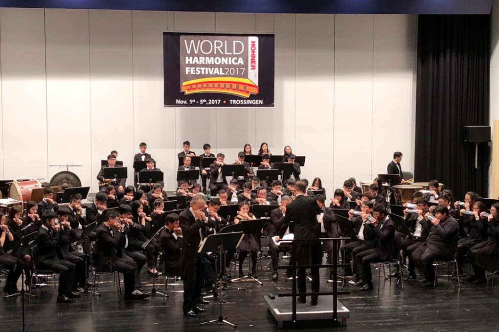 About 130 musicians from Hong Kong took part in the World Harmonica Festival in Germany, where they snapped up 20 awards. Photo: Handout