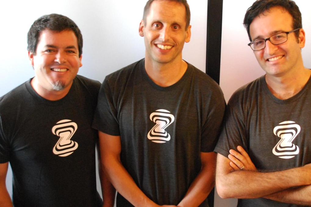 Zebra Medical Vision's founding team including Eyal Gura (right). Photo: Zebra Medical Vision