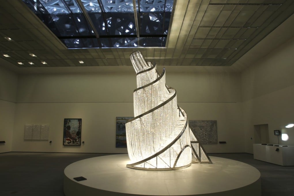 ‘Fountain of Light’ by Chinese artist Ai Weiwei. Photo: AP