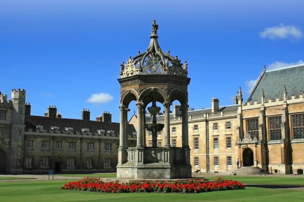 The courtyard of Trinity College, Cambridge University. Picture: Alamy