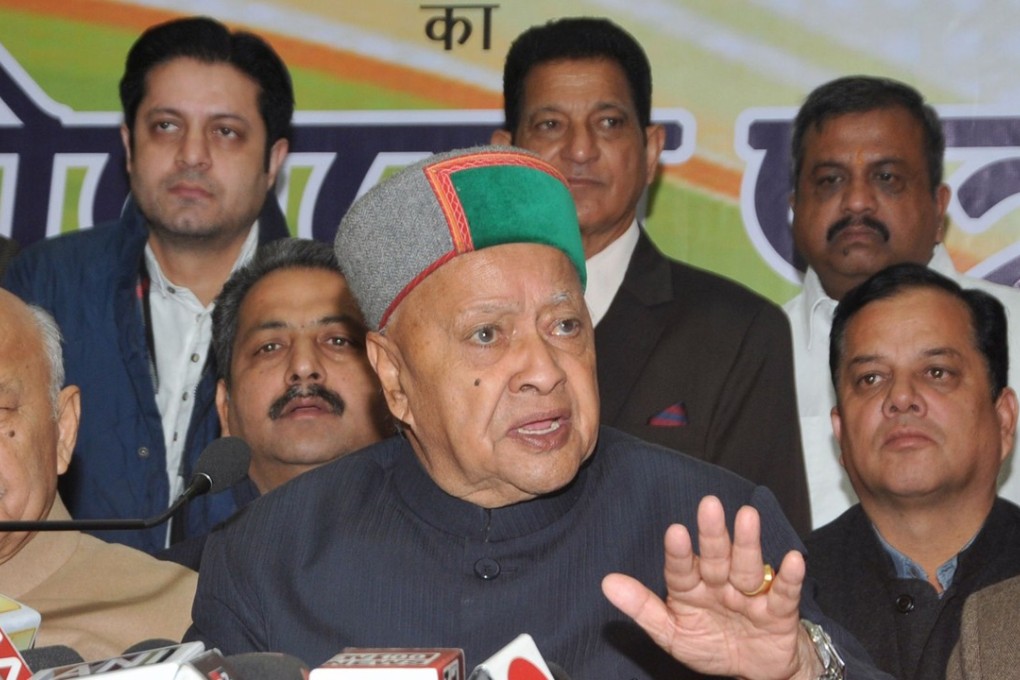 Virbhadra Singh, chief minister of Himachal Pradesh. Photo: AFP