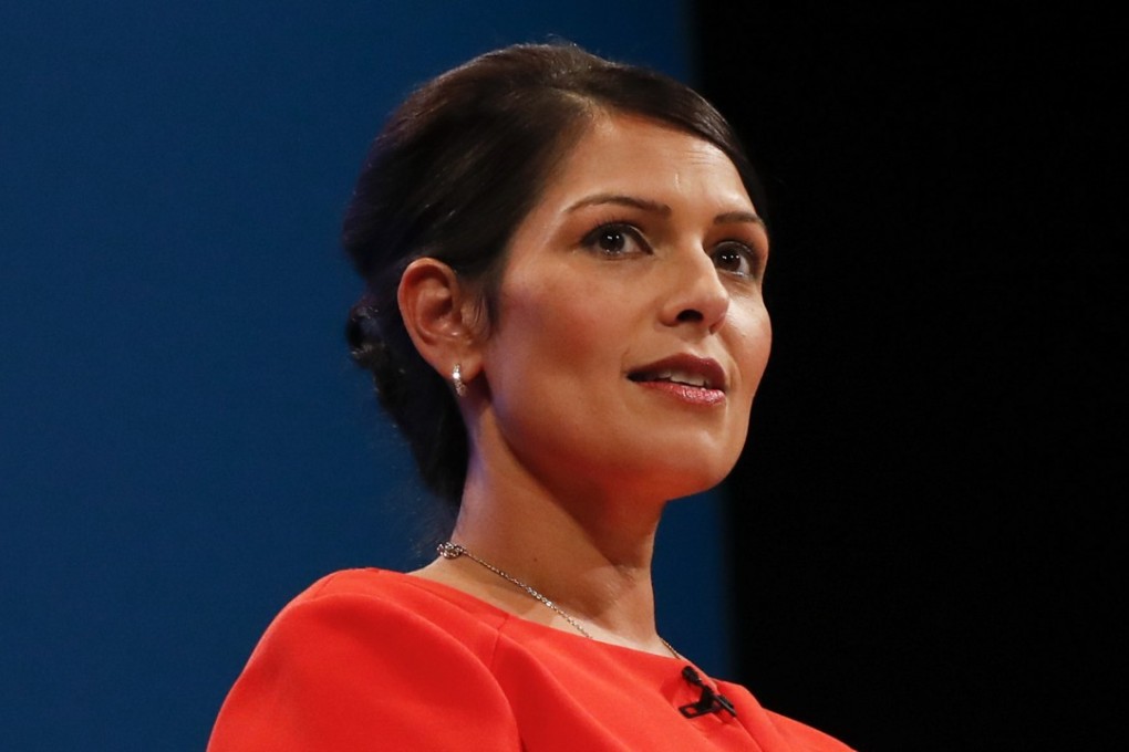 Priti Patel. Photo: Xinhua