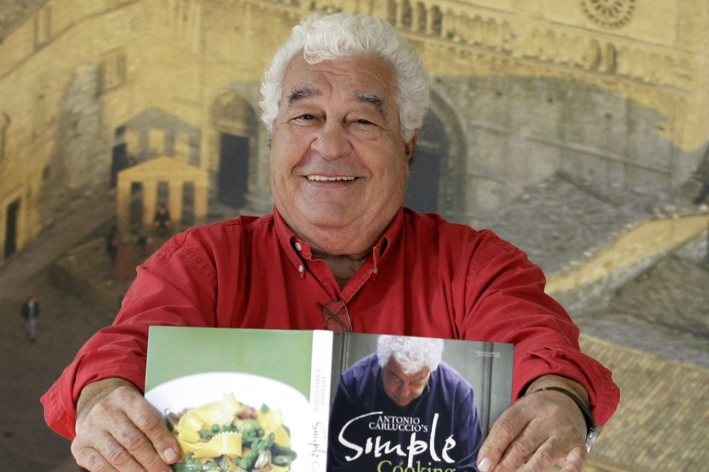 Italian chef Antonio Carluccio. Photo: AP