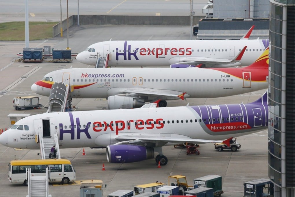 Hong Kong Express planes at Hong Kong International Airport in Chek Lap Kok. Photo: Dickson Lee