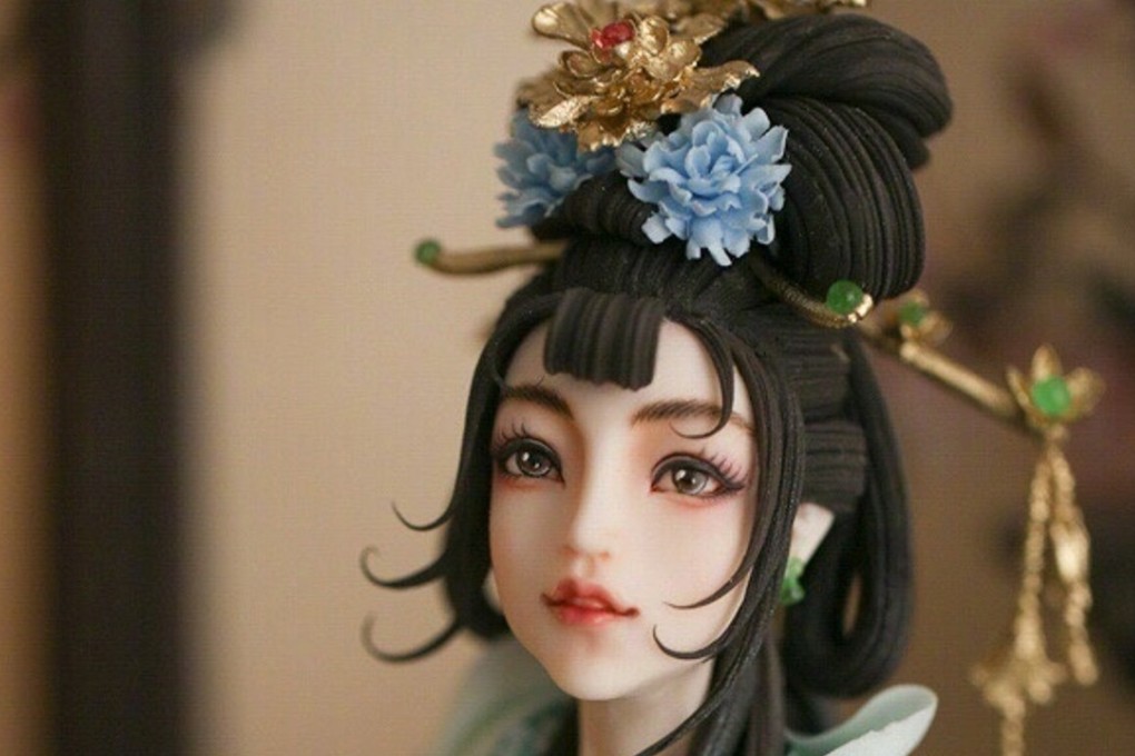 One of the winning creations shows the Empress Zu Wetian as a young woman. Photo: Weibo