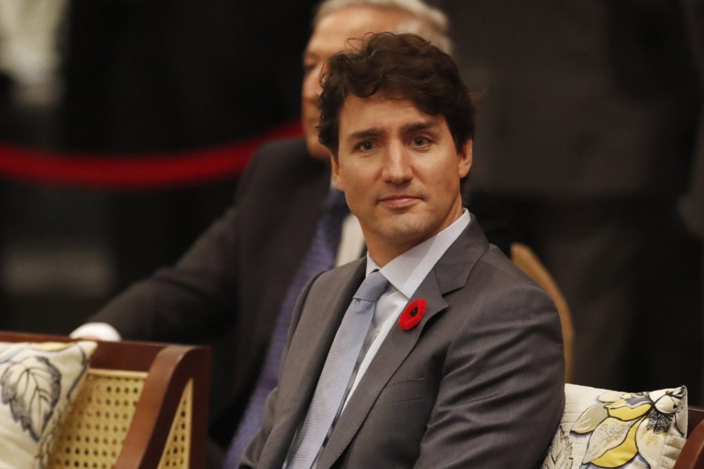 Canada's Prime Minister Justin Trudeau and Japan’s leader Shinzo Abe could not agree on the future arrangements of the Trans-Pacific Partnership without the United States on board. Photo: EPA