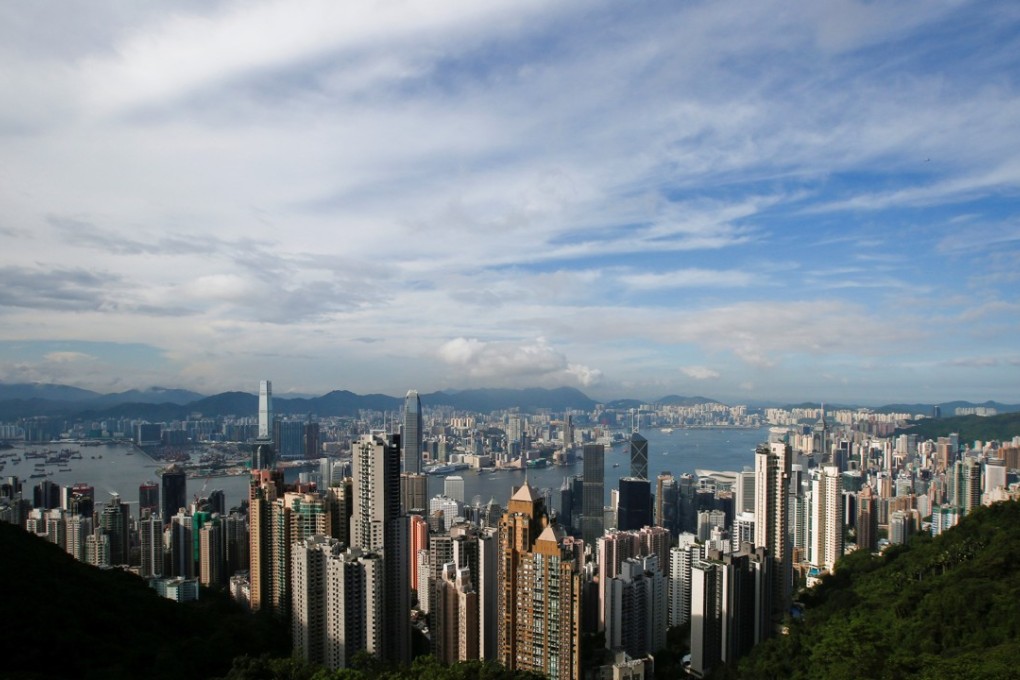 Victoria Harbour as seen from The Peak in Hong Kong. It is up to the city to see, promote, protect and capitalise on its unique international role. Photo: Reuters