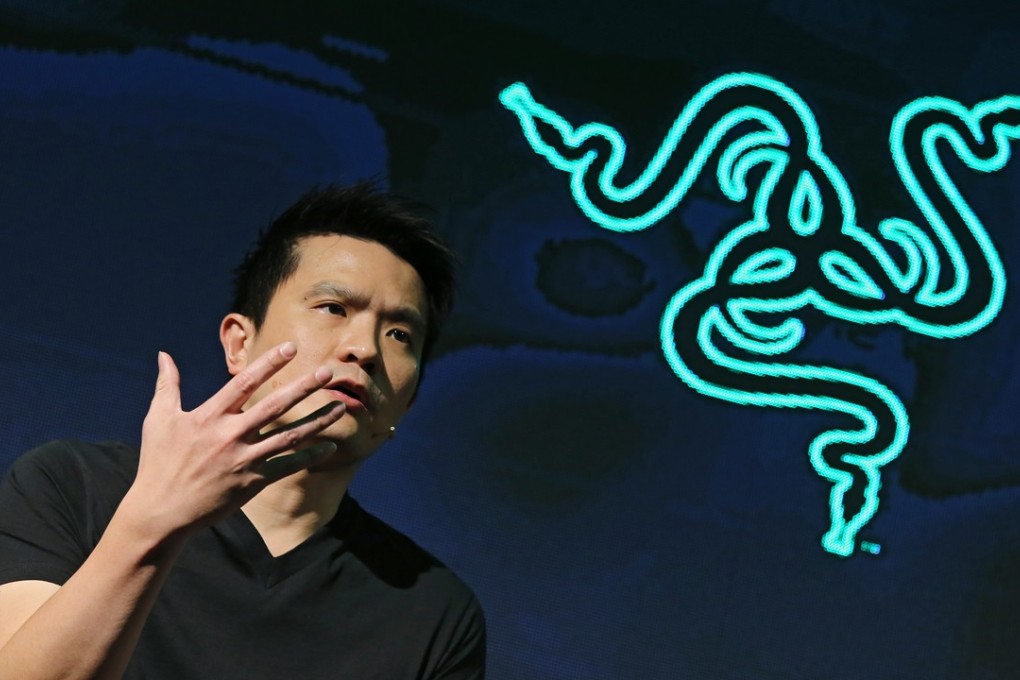 Tan Min-Liang, co-founder, CEO and executive director of Razer. Its shares are set to debut on the Hong Kong stock exchange on Monday, and are expected to raise HK$3.9 billion. Photo: Dickson Lee