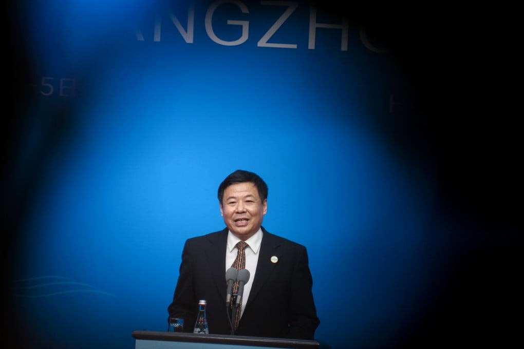Zhu Guangyao, China's vice Finance Minister, announced an easing of restrictions on foreign joint ventures in finance. Photo: Simon Song
