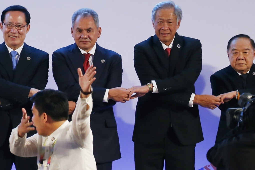 Defence ministers at an Asean meeting. Photo: AP