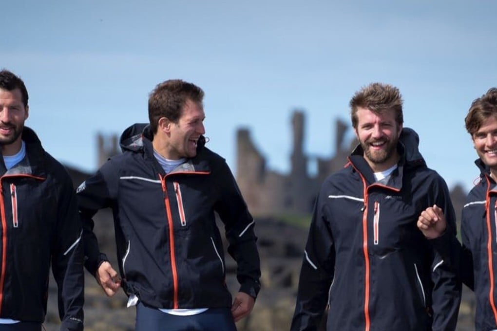 The ‘Four Oarsmen’ who are rowing the Atlantic: (from left) Peter Robinson, George Bigger, Dicky Taylor and Stuart Watts. Photo: Handout